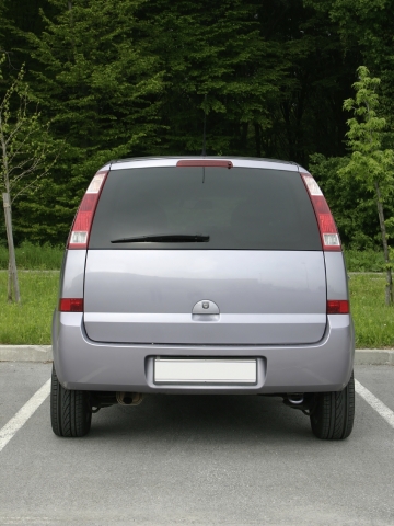 back side of small van