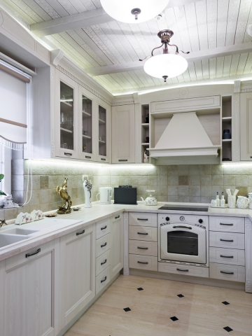 Modern Bright Kitchen Interior