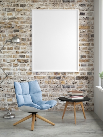 Interior hipster blank picture