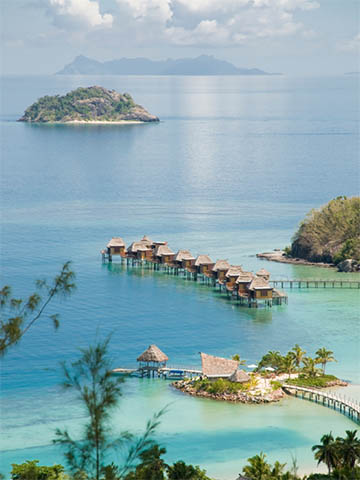 pacific island village