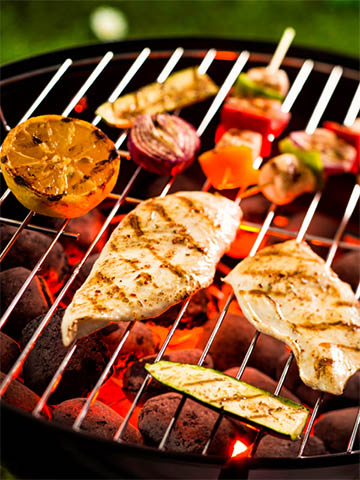 grilled food