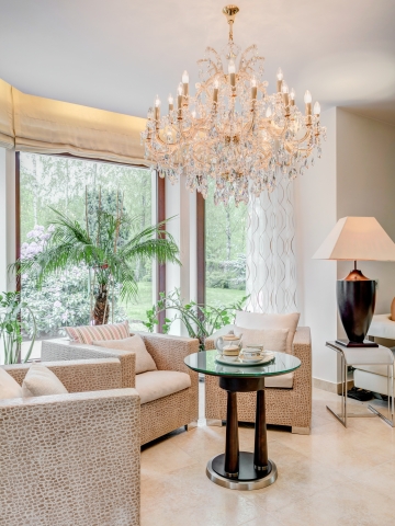 Neat furnished living room